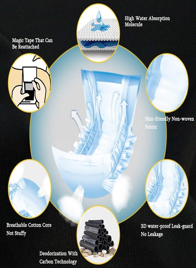 دونو حفاضات دونو للكلاب للاستخدام مرة واحدة، حفاضات للجراء، مناسبة للاستخدام الداخلي والخارجي، وسفر الحيوانات الأليفة، تمتص الروائح الكريهة وتزيل رائحة البول بتقنية الكربون، 26 قطعة - Image 5